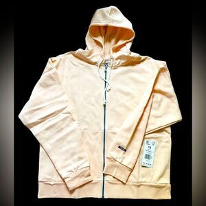 Reebok Hooded Zip Up Tracksuit Aura Orange Women 1X